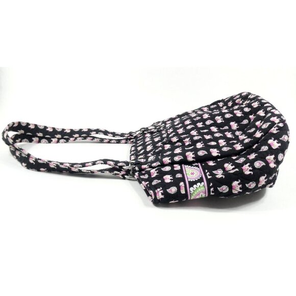 Vera Bradley Glenna Pink Elephants Shoulder Bag - Picture 2 of 10